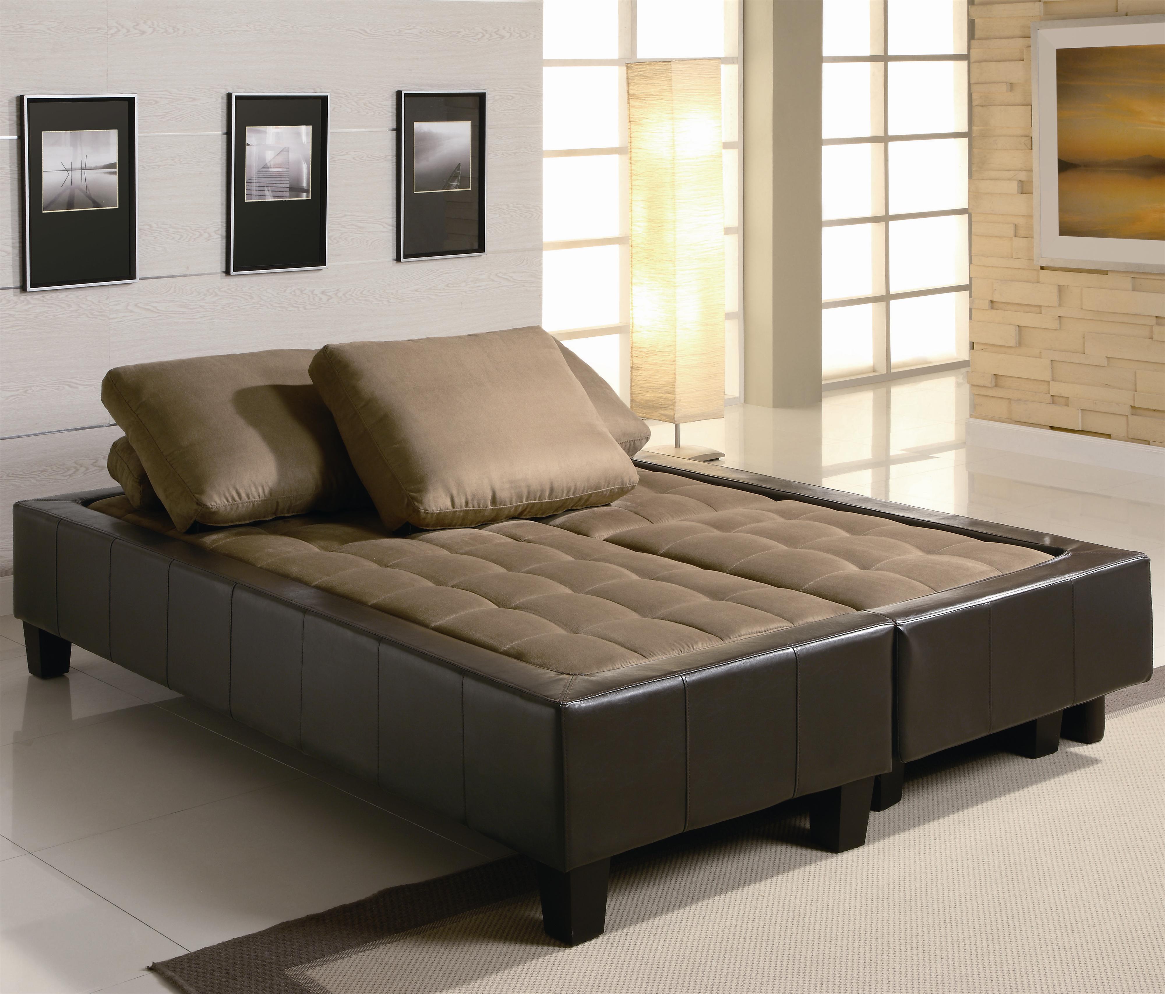 Coaster Ellesmere Contemporary Sofa Bed Group with 2 Ottomans